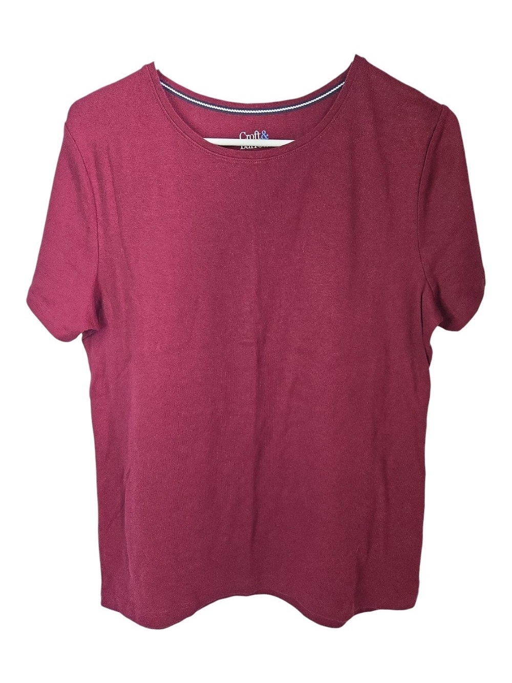 croft & barrow Women’s Short Sleeve Crewneck Top - Berry Pink